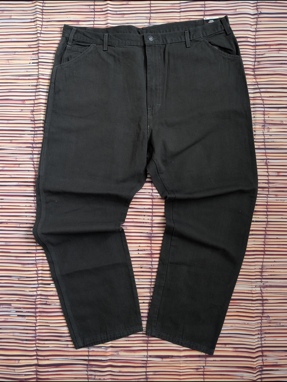 Dickies Carpenter Jeans Triple stitched seams Regular Fit Deep Brown Men's 46×32